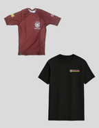 Kit Rashguard Hawaii 808 Brown + Camiseta Classic