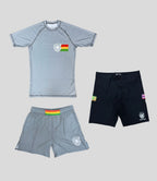 Kit Roots Grey + Boardshort Hawaii 808 - Nogi & Surf