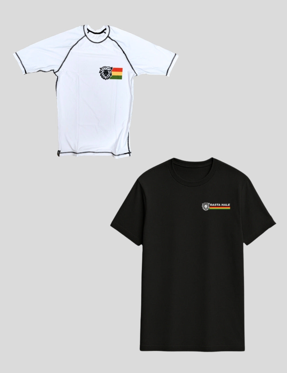 Kit Rashguard Roots White + Camiseta Classic