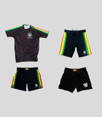 Kit Surf & BJJ Original Rasta + Fight Short Black100