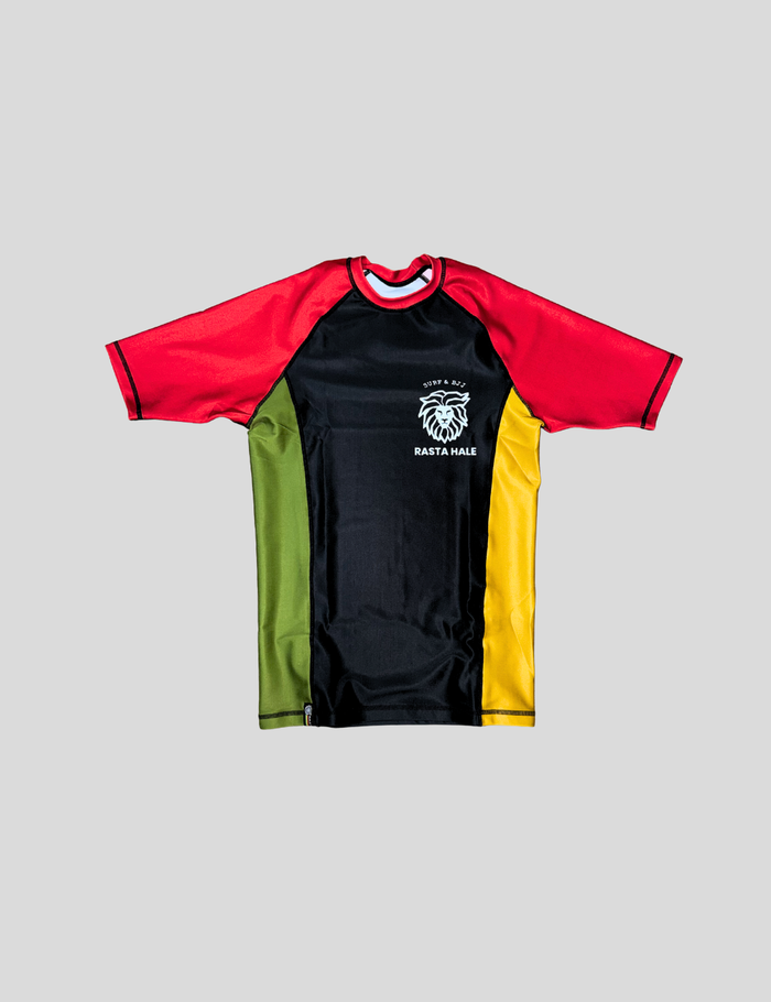 Rashguard Triple Rasta 2.0 da Rasta Hale para jiu-jitsu no-gi
