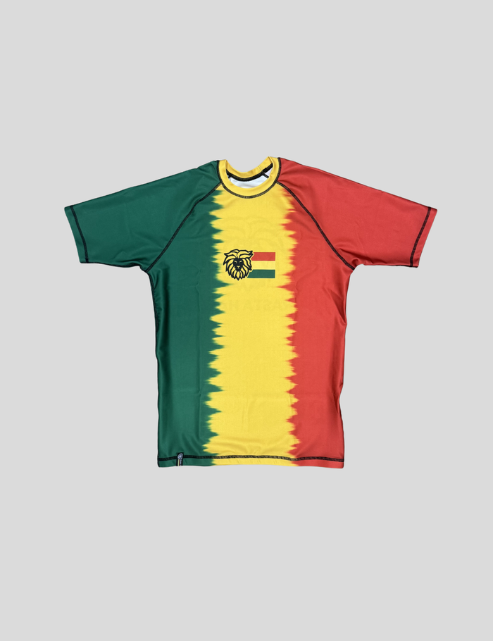 Rashguard Reggae Man da Rasta Hale para jiu-jitsu no-gi