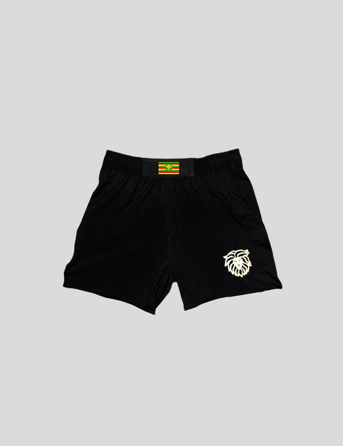 Fight short Black100 da Rasta Hale, bermuda de jiu-jitsu no-gi