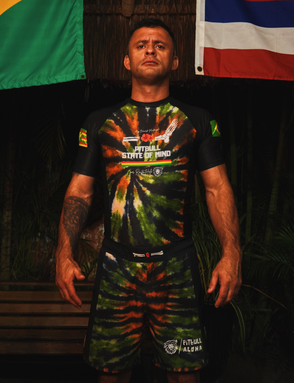 Pitbull Aloha - Half Tiger Short