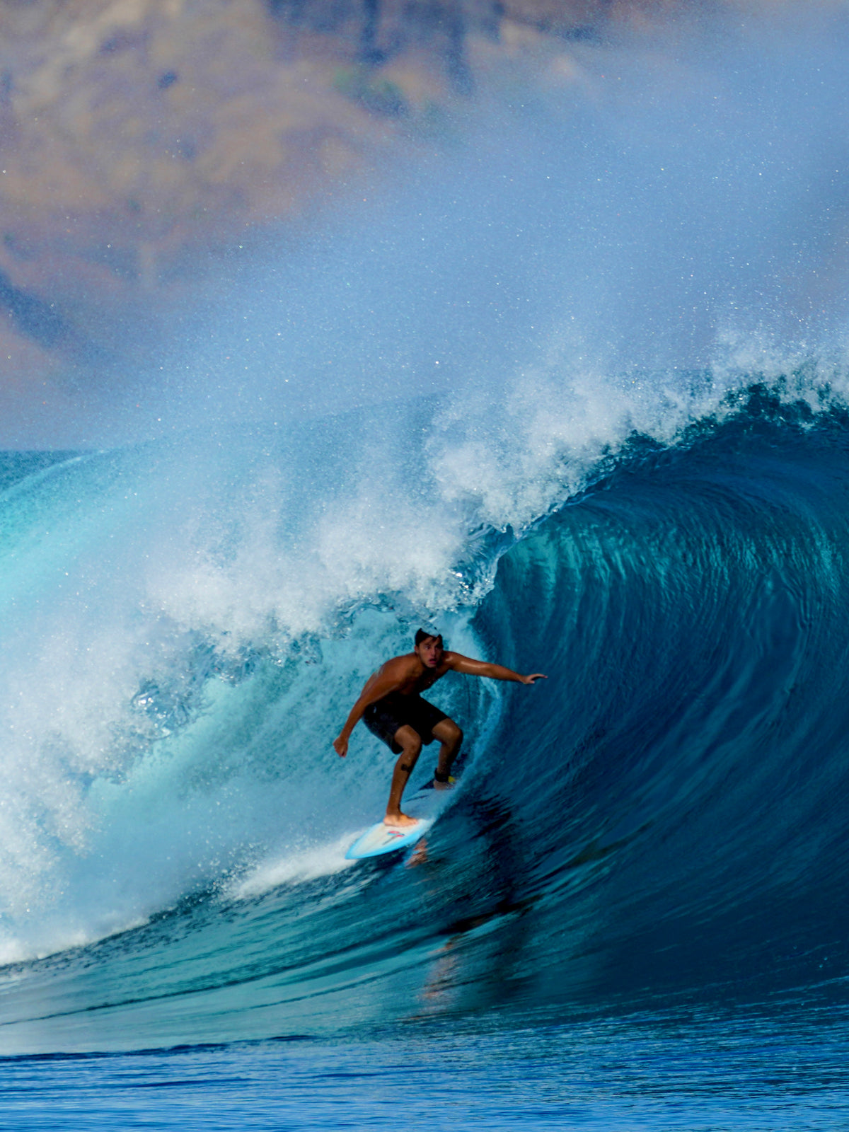 Nascida no big surf